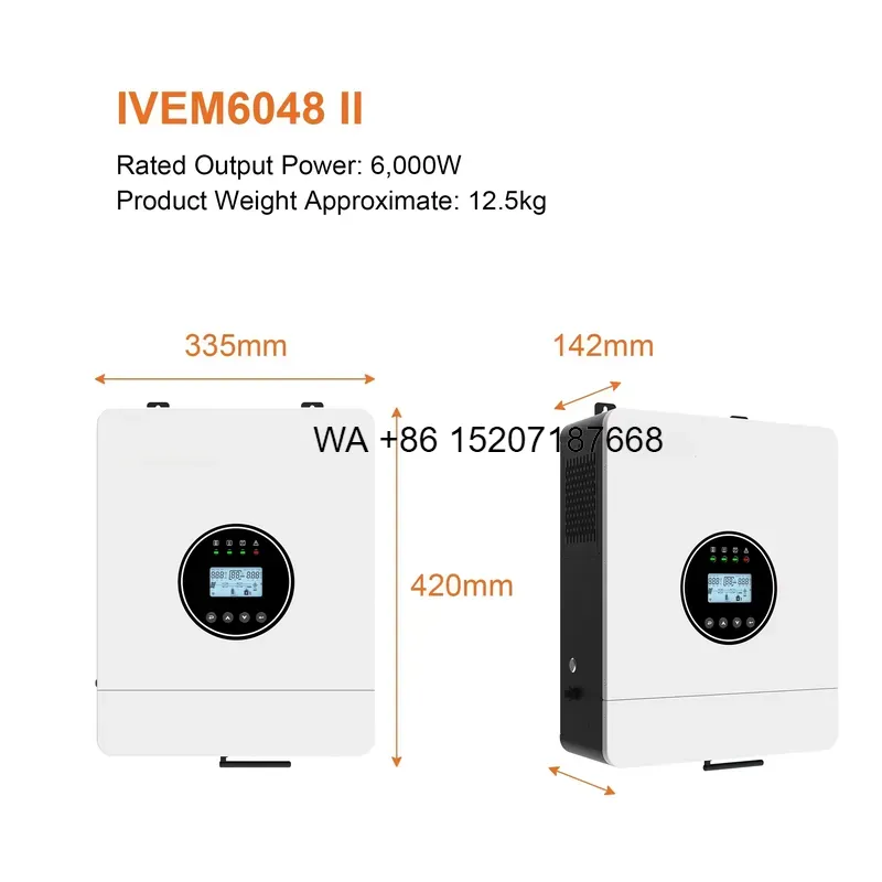 Off Grid Solar Inverter 48V 6000W - Wmwmnu para Felicitysolar, Inversor Solar de