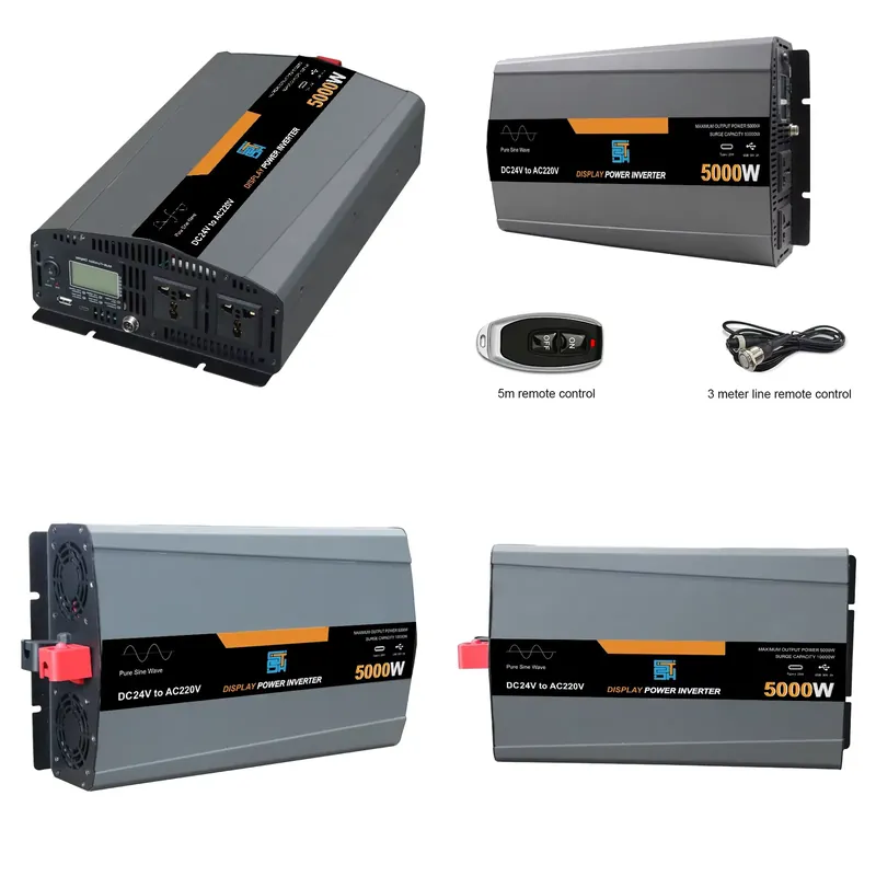 Pure Sine Wave Inverter 5000W 48V 220V - Inversor de corriente de onda sinusoidal