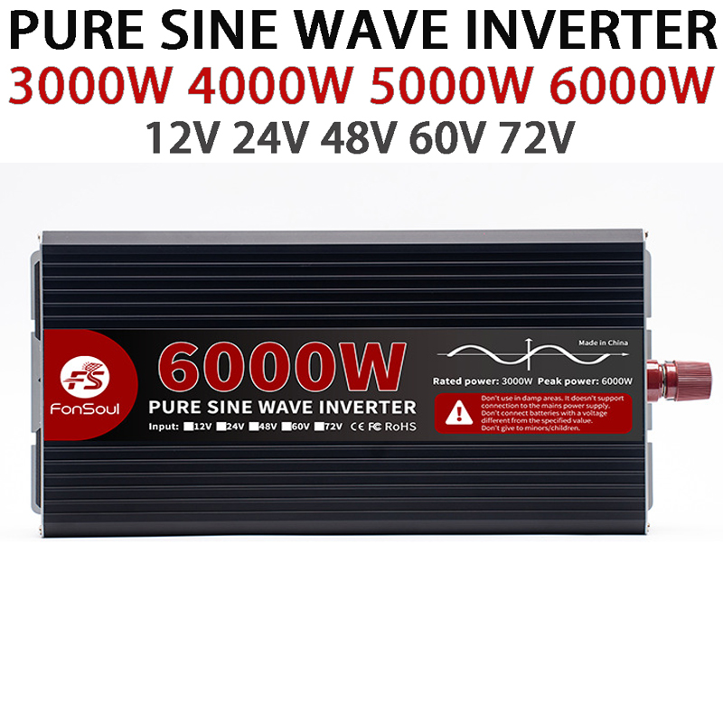 Pure Sine Wave Inverter 5000W 48V 220V - Inversor de onda sinusoidal pura de