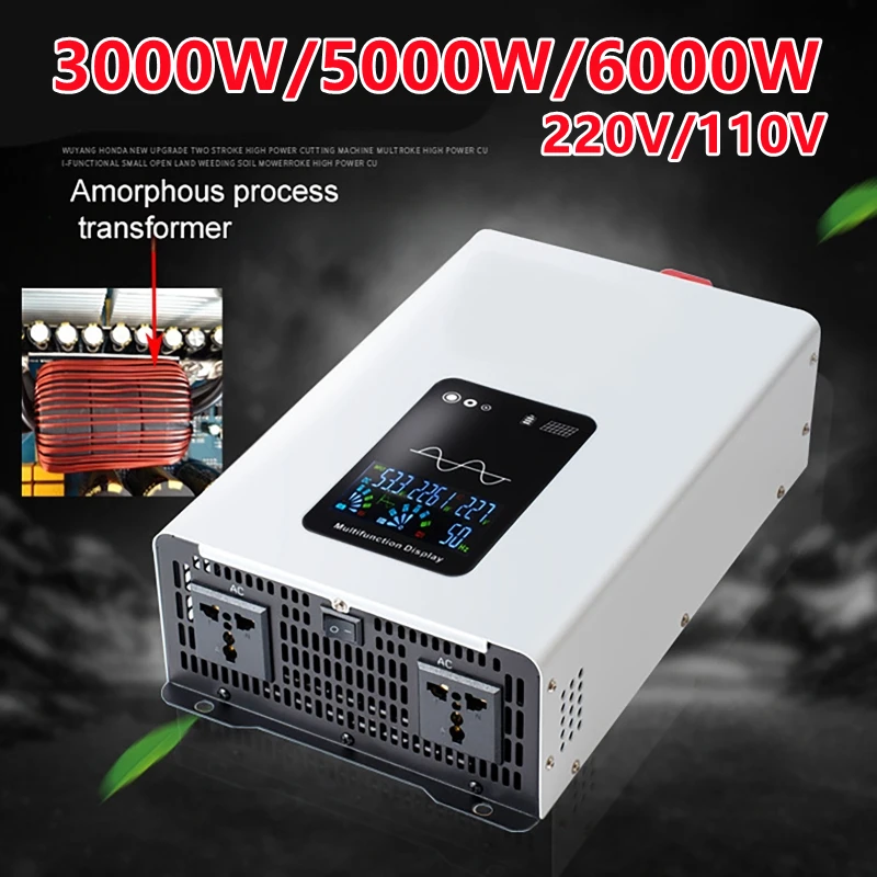 Inversor de onda sinusoidal pu - Pure Sine Wave Inverter 5000W 48V 220V reseña y precio