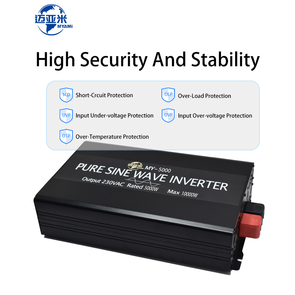 MYAMi-nuevo inversor de onda s - Pure Sine Wave Inverter 5000W 48V 220V reseña y precio